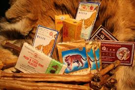 Tiger products as medicines